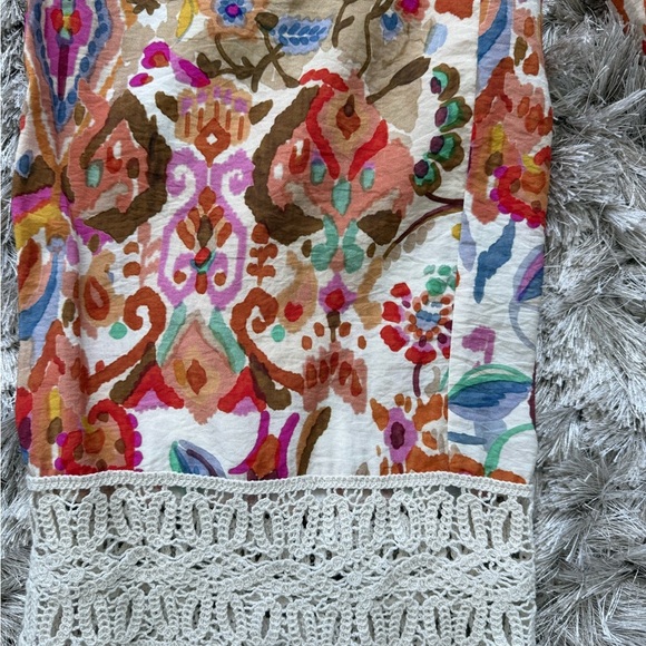 Zara Small guipure lace culottes multicolor - Picture 7 of 8